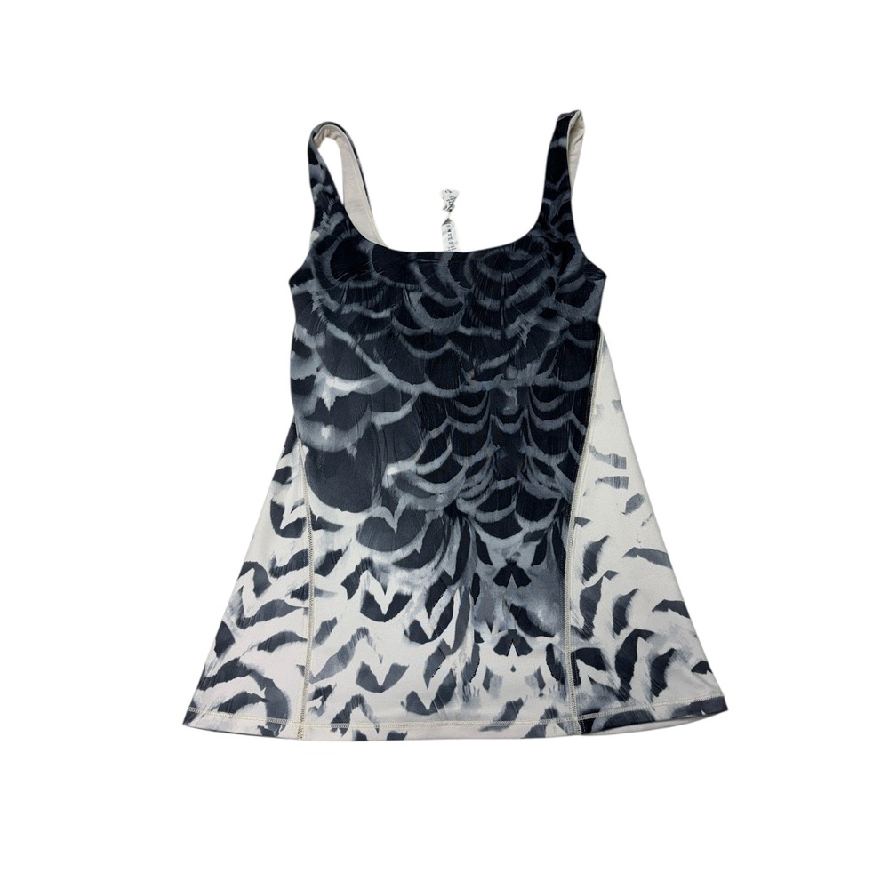 Lululemon Athletica Tank Top Black White Athletic Yoga Workout Womens Size 4